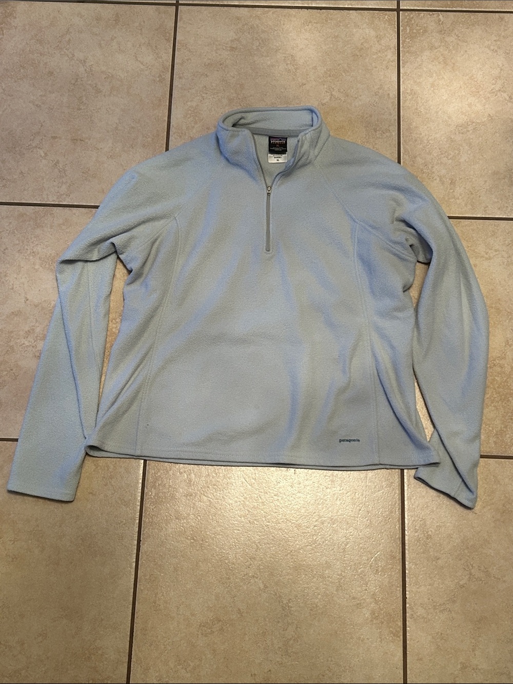 Patagonia Capilene Midweight 1/4 Zip Baselayer Pullover Grey Women's XL